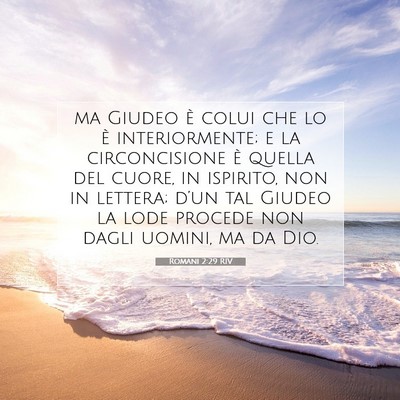 Romani 2:29 RIV Immagine del Versetto della Bibbia