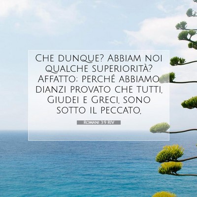 Romani 3:9 RIV Immagine del Versetto della Bibbia