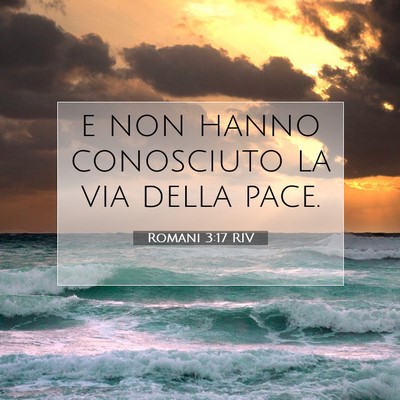 Romani 3:17 Versetto della Bibbia Spiegato