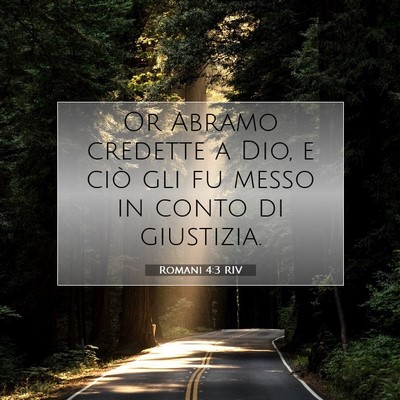 Romani 4:3 Versetto della Bibbia Spiegato