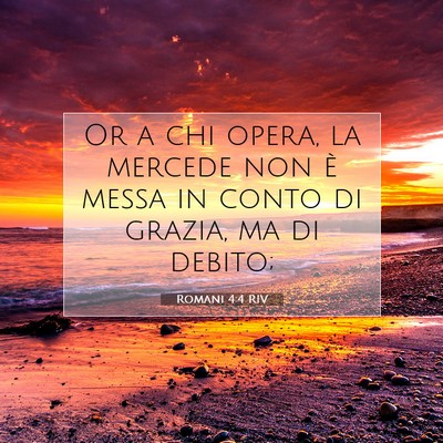 Romani 4:4 Versetto della Bibbia Spiegato