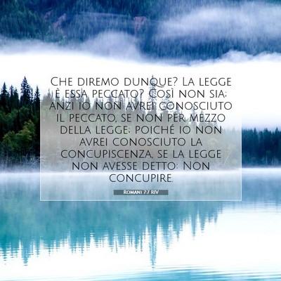 Romani 7:7 RIV Immagine del Versetto della Bibbia