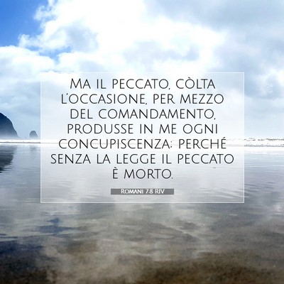 Romani 7:8 Versetto della Bibbia Spiegato
