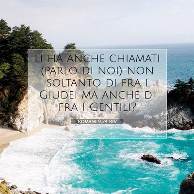 Romani 9:24 RIV Immagine del Versetto della Bibbia