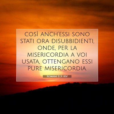 Romani 11:31 Versetto della Bibbia Spiegato
