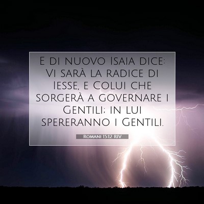 Romani 15:12 RIV Immagine del Versetto della Bibbia