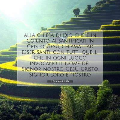 1 Corinzi 1:2 Versetto della Bibbia Spiegato
