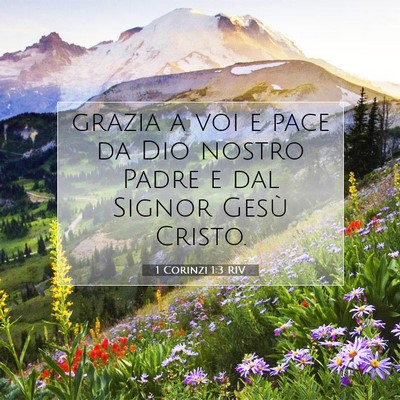1 Corinzi 1:3 Versetto della Bibbia Spiegato