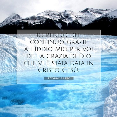 1 Corinzi 1:4 Versetto della Bibbia Spiegato
