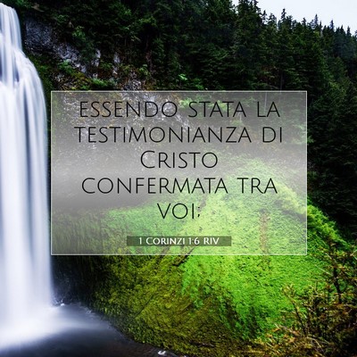 1 Corinzi 1:6 Versetto della Bibbia Spiegato