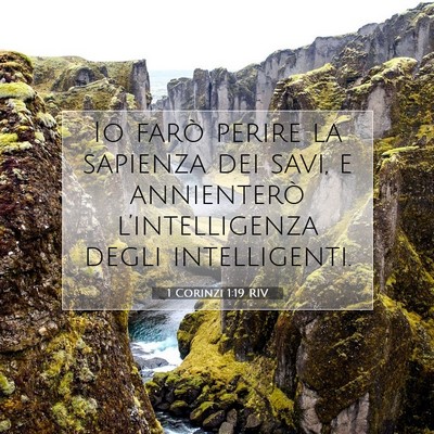1 Corinzi 1:19 Versetto della Bibbia Spiegato