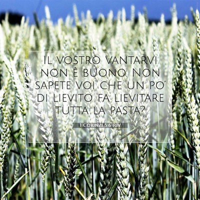 1 Corinzi 5:6 Versetto della Bibbia Spiegato