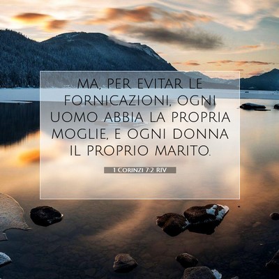 1 Corinzi 7:2 Versetto della Bibbia Spiegato