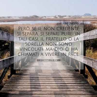 1 Corinzi 7:15 Versetto della Bibbia Spiegato