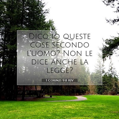1 Corinzi 9:8 RIV Immagine del Versetto della Bibbia
