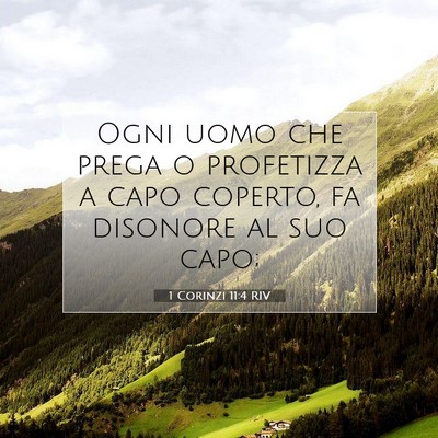 1 Corinzi 11:4 Versetto della Bibbia Spiegato