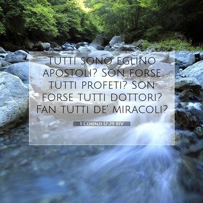 1 Corinzi 12:29 RIV Immagine del Versetto della Bibbia