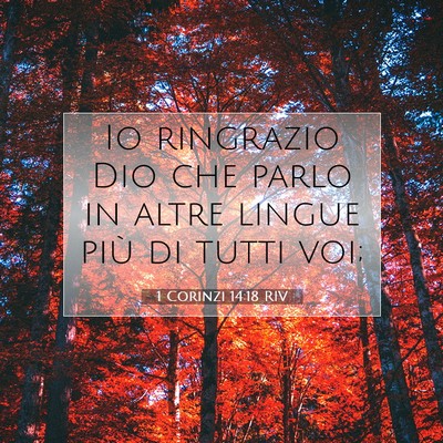 1 Corinzi 14:18 Versetto della Bibbia Spiegato