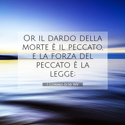 1 Corinzi 15:56 Versetto della Bibbia Spiegato