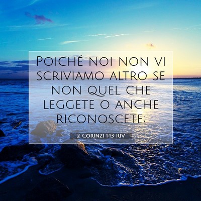 2 Corinzi 1:13 Versetto della Bibbia Spiegato