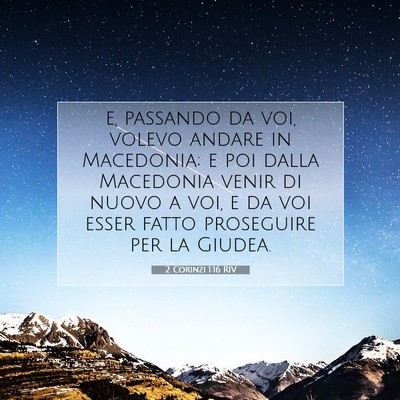 2 Corinzi 1:16 Versetto della Bibbia Spiegato