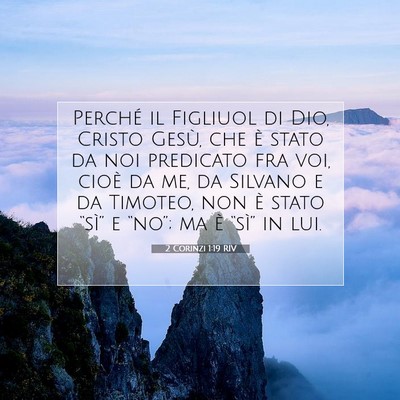 2 Corinzi 1:19 Versetto della Bibbia Spiegato