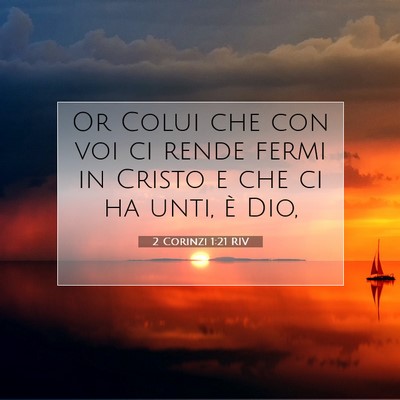 2 Corinzi 1:21 Versetto della Bibbia Spiegato