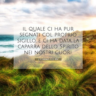 2 Corinzi 1:22 Versetto della Bibbia Spiegato
