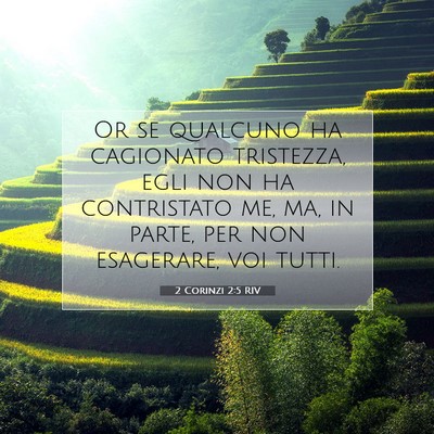2 Corinzi 2:5 Versetto della Bibbia Spiegato