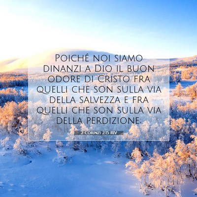 2 Corinzi 2:15 Versetto della Bibbia Spiegato