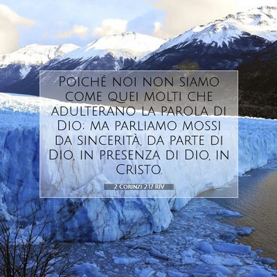 2 Corinzi 2:17 RIV Immagine del Versetto della Bibbia