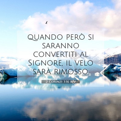 2 Corinzi 3:16 Versetto della Bibbia Spiegato