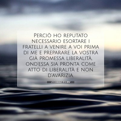 2 Corinzi 9:5 Versetto della Bibbia Spiegato