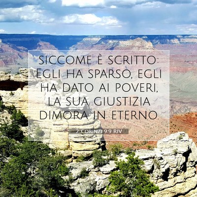 2 Corinzi 9:9 Versetto della Bibbia Spiegato