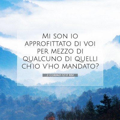 2 Corinzi 12:17 Versetto della Bibbia Spiegato