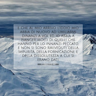 2 Corinzi 12:21 RIV Immagine del Versetto della Bibbia