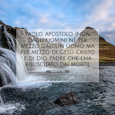Galati 1:1 Versetto della Bibbia Spiegato