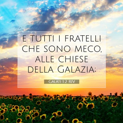 Galati 1:2 Versetto della Bibbia Spiegato