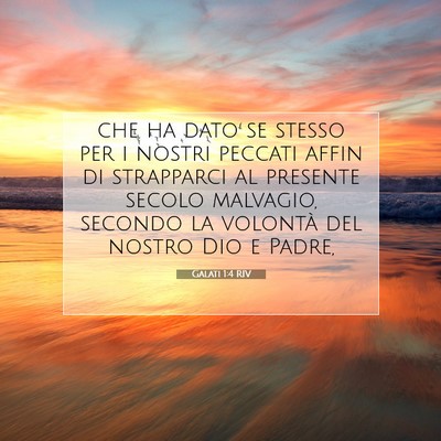 Galati 1:4 Versetto della Bibbia Spiegato