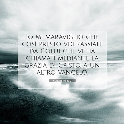 Galati 1:6 Versetto della Bibbia Spiegato