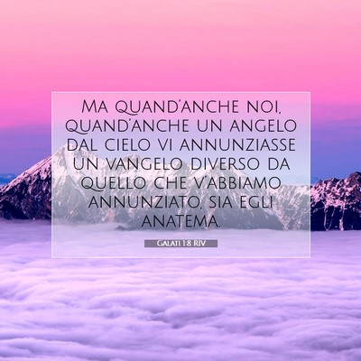 Galati 1:8 Versetto della Bibbia Spiegato