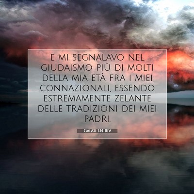 Galati 1:14 Versetto della Bibbia Spiegato