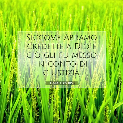 Galati 3:6 Versetto della Bibbia Spiegato