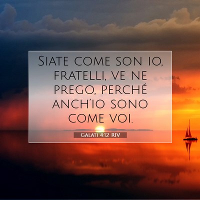 Galati 4:12 RIV Immagine del Versetto della Bibbia