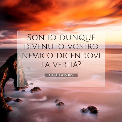 Galati 4:16 RIV Immagine del Versetto della Bibbia