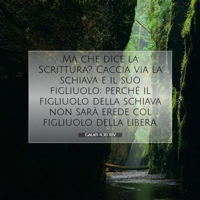 Galati 4:30 Versetto della Bibbia Spiegato