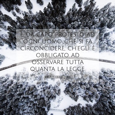 Galati 5:3 RIV Immagine del Versetto della Bibbia