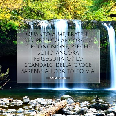 Galati 5:11 RIV Immagine del Versetto della Bibbia