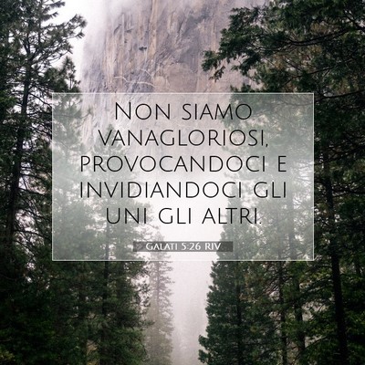 Galati 5:26 RIV Immagine del Versetto della Bibbia