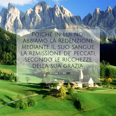 Efesini 1:7 Versetto della Bibbia Spiegato